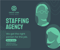 Staffing Agency Booking Facebook Post Design