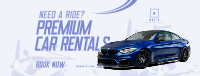 Premium Car Rentals Facebook cover Image Preview