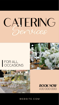 Elegant Catering Service YouTube Short Design