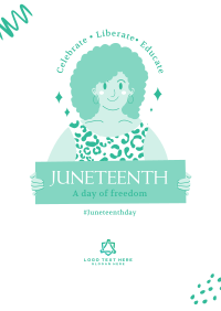 Juneteenth Woman Poster Image Preview