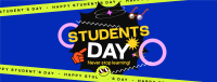 Students Day Greeting Facebook cover Image Preview