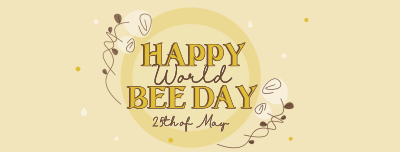 Happy World Bee Facebook cover Image Preview