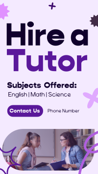 Junior Private Tutor YouTube short Image Preview