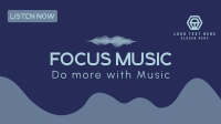 Focus Playlist Facebook Event Cover Design