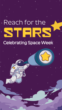 Space Week Fairytale TikTok Video Image Preview