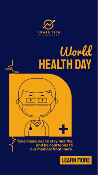 Doctor Health Day Facebook story Image Preview