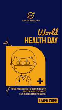 Doctor Health Day Facebook Story Image Preview