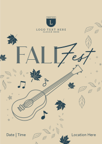 Fall Music Fest Poster Image Preview