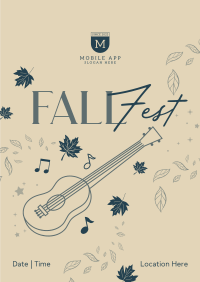 Fall Music Fest Poster Image Preview