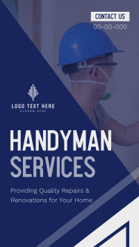 Handyman Services Facebook story Image Preview
