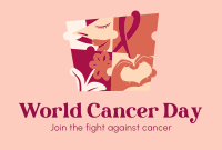 Fight Against Cancer Pinterest Cover Design