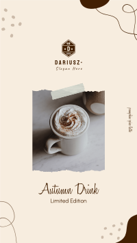 Autumn Drink Instagram story Image Preview