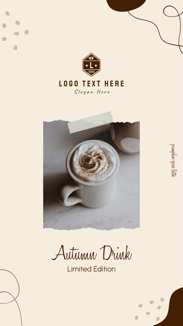 Autumn Drink Instagram Story Design Image Preview