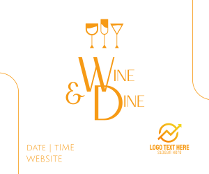 Wine and Dine Night Facebook post