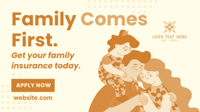 Family Comes First Facebook event cover Image Preview