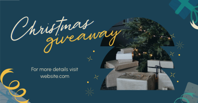 Christmas Giveaway Facebook ad Image Preview