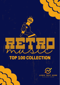 Retro Music Poster Image Preview