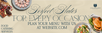 Rustic Food Catering Service Twitter Header Preview