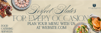 Rustic Food Catering Service Twitter Header Image Preview