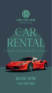 Lux Car Rental Instagram Story Design