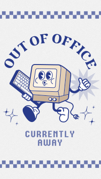 Retro Out Of Office Instagram Story Preview