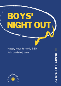 Boy's Night Out Poster Image Preview
