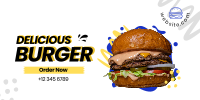 Delicious Burger Twitter Post Image Preview