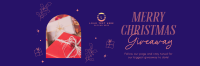 Holly Christmas Giveaway Twitter header (cover) Image Preview