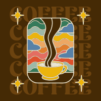 Groovy Coffee Cup T-shirt Preview