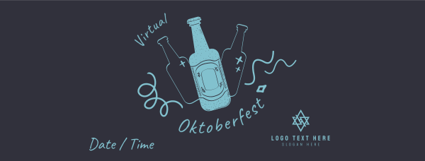 Craft Beer Virtual Party Facebook Cover Design Image Preview