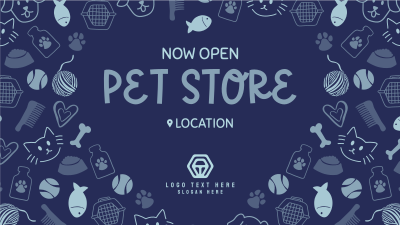 Pet Store Now Open Facebook event cover Image Preview