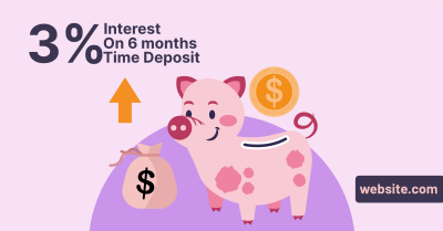 Piggy Time Deposit Facebook ad Image Preview