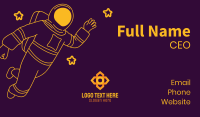 Astronaut Creative Agency Business Card Image Preview