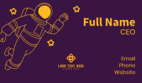 Astronaut Creative Agency Business Card Design