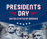 Presidents Day of USA Facebook Post Design