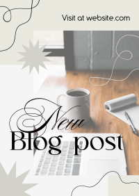Simple New Blog Flyer Design