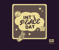Peace Day Text Badge Facebook post Image Preview