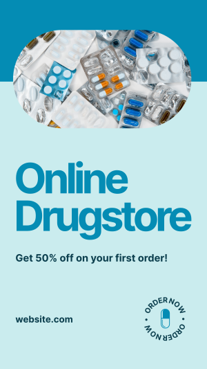 Online Drugstore Promo Instagram story
