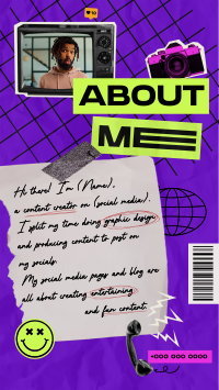 About Me Collage Instagram Story Design