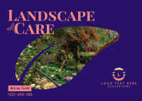 Landscape Care Postcard Image Preview