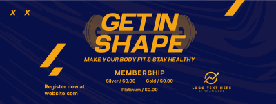 Power Gym Membership Facebook cover Image Preview