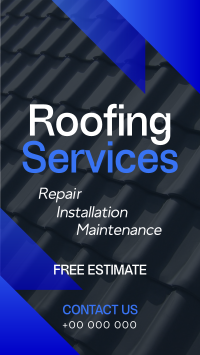 Geometric Roofing Services Instagram story Image Preview