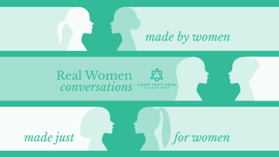 Real Women Topics YouTube cover (channel art) Image Preview