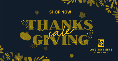 Thanksgiving Autumn Sale Facebook ad Image Preview