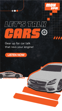 Car Podcast TikTok Video Design
