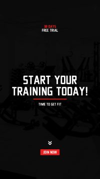 Start Your Training Today Facebook story Image Preview