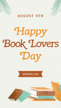 Happy Book Lovers Day Facebook story Image Preview