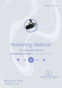 Marketing Webinar Speaker Poster Image Preview