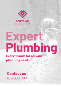 Clean Plumbing Works Flyer Image Preview