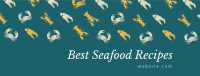 Seafood Recipes Facebook Cover Design
